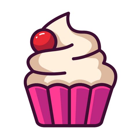 Cupcake Generic Outline Color Icon