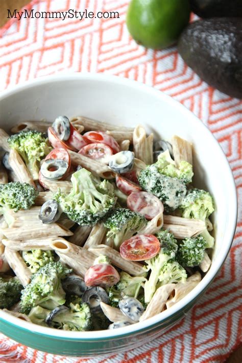 Avocado Ranch Pasta Salad My Mommy Style