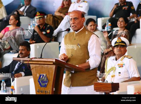 Union Defense Minister Rajnath Singh Launches The Advance Frigate