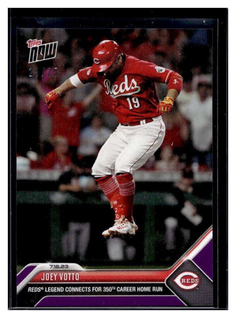 2023 Topps Now 584 Joey Votto Purple Parallel Card D 25 EBay