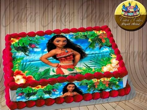 Papel Arroz E Faixas Para Bolo Comest Vel Moana Cod Parcelamento