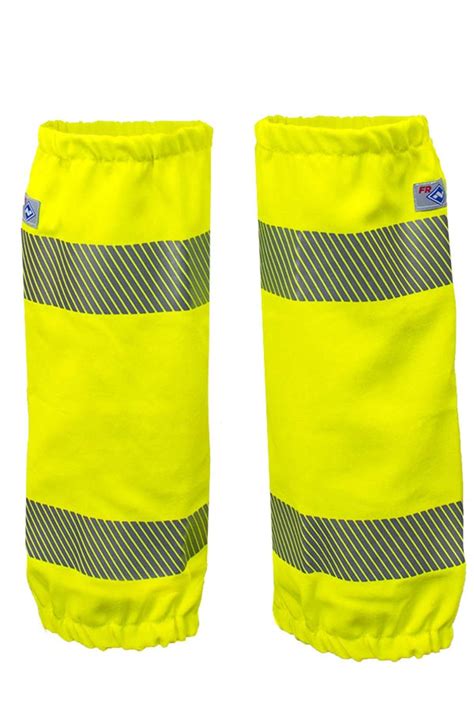 National Safety Apparel L05tvce Fr Hi Vis Leg Gaiters One Size Fluorescent Yellow