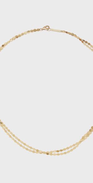 LANA Double Strand Petite Nude Choker