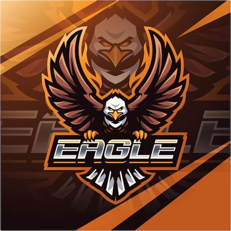 Premium Vector Eagle Esport Mascot Logo Design