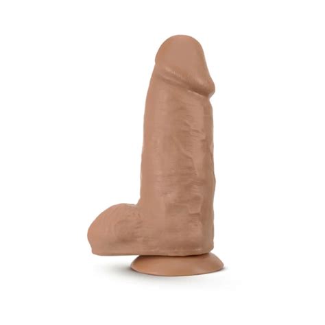 Chub Dildo Au Naturel In W Balls Mocha Blush Satisfaction