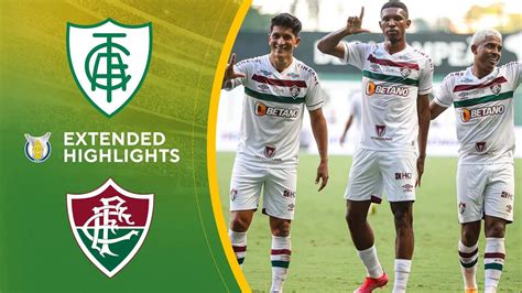 América Mineiro vs Fluminense Extended Highlights Brasilerao Série