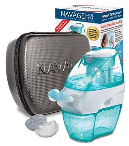 Navage Nasal Care Starter Bundle: Navage Nose Cleaner, 20 SaltPods ...