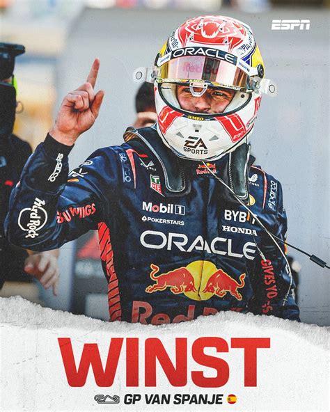 Espn Nl On Twitter Max Verstappen Wint De Grand Prix In Barcelona