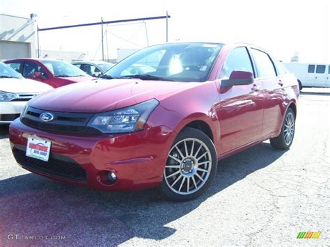 Sangria Red Metallic Ford Focus Ses Sedan Photo