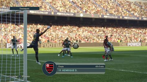 Palmeiras X Flamengo Pro Evolution Soccer Gols De Keno Dudu E