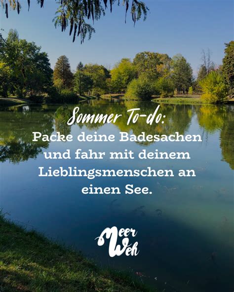 Sommer To Do Packe Deine Badesachen Und Fahr Mit Deinem