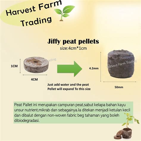 Jiffy Peat Pellets Seed Starting Plugs Variation Mm Pallet Media