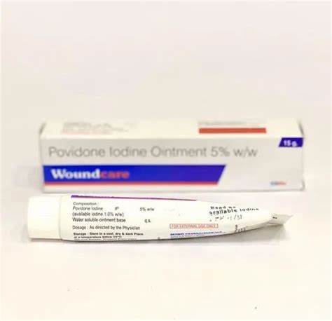 Povidone Iodine Ointment - Povidone- Iodine 5% w/w Woundcare Ointment ...