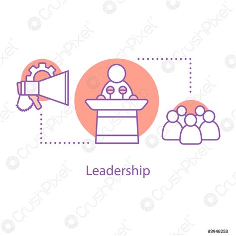 Leadership Concept Icon Stock Vector Crushpixel