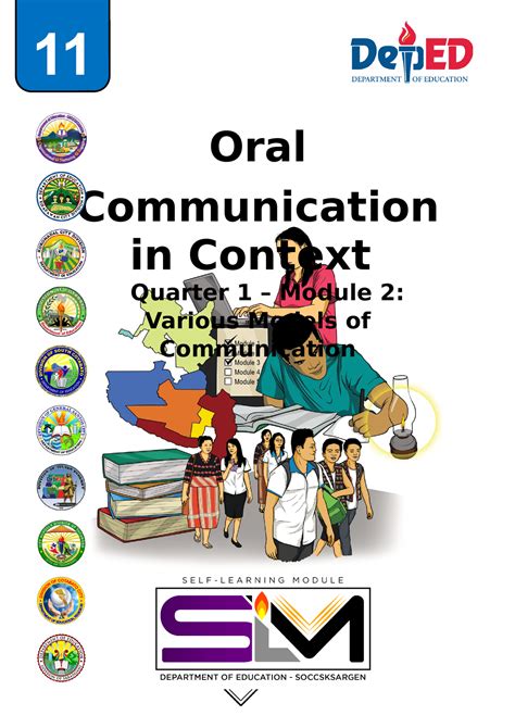 ORAL Quarter 1 Module 2 Oral Communication In Context Quarter 1