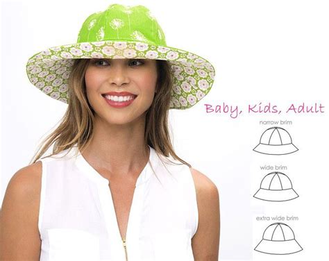 Womens Sun Hat Pattern Sewing Pattern Womens Hat Pattern Pdf Etsy Cappelli Cappellino