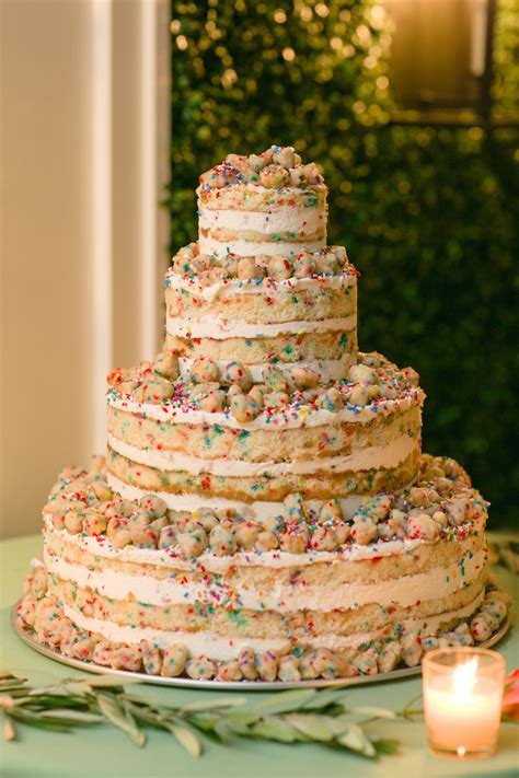 Milk Bar Style Naked Confetti Cake