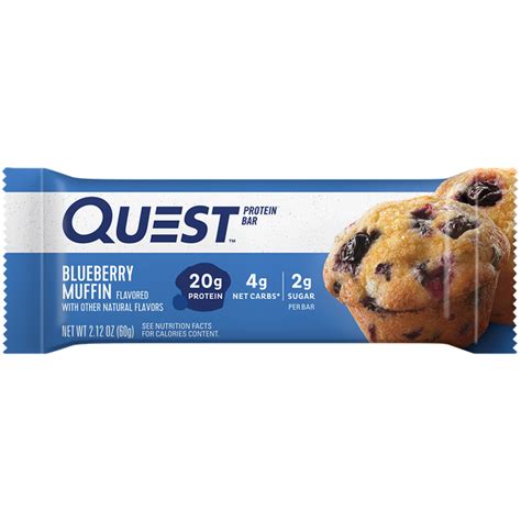 Blueberry Muffin Protein Bars Quest Nutrition