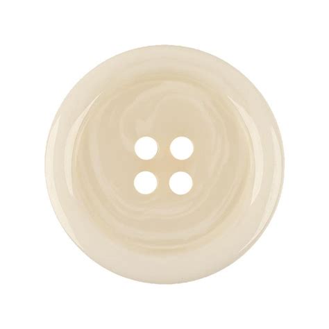 A White Button With Four Holes On It