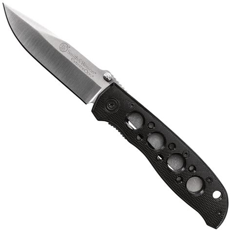 Smith and Wesson Extreme Ops Aluminum Handle Folding Blade Knife | Mrknife