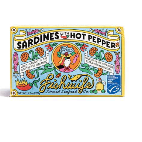 Fishwife Sardines with Hot Pepper – Cardullo's Gourmet Shoppe