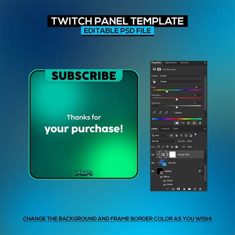 Customizable Twitch Panel Design Cool Design Clean Design Panels for ...