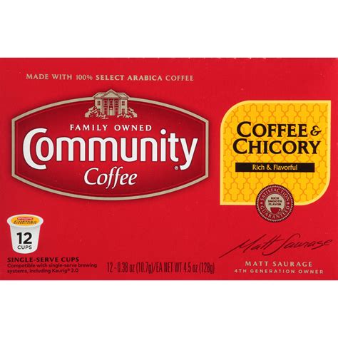 Community Coffee Chicory Singles K Cups 12 Ct Shipt