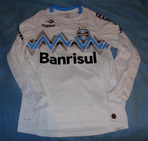 Gremio Away Football Shirt Sponsored By Banrisul