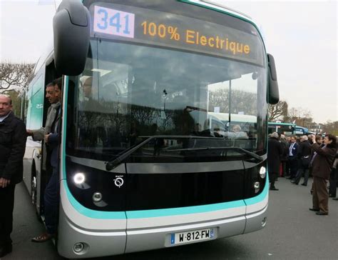 La Première Ligne De Bus 100 électrique Lancée Le Parisien