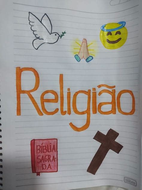 Ideias De Capa De Caderno De Ensino Religioso - Ideias De Capas De Caderno Ensino Religioso