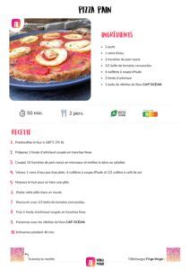 Recette Anti Gaspi Pain Fa On Pizza Aux Rillettes De Thon Msc Cap