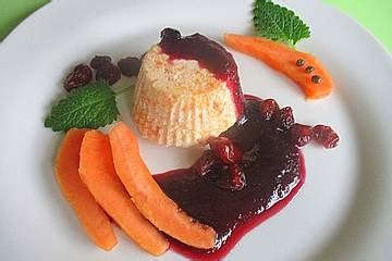 Papaya Sahne Dessert Mit Cranberry Sauce Von Movostu Chefkoch