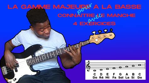 Tuto Basse Débutant [gamme Basse 4 Cordes] Basse Youtube