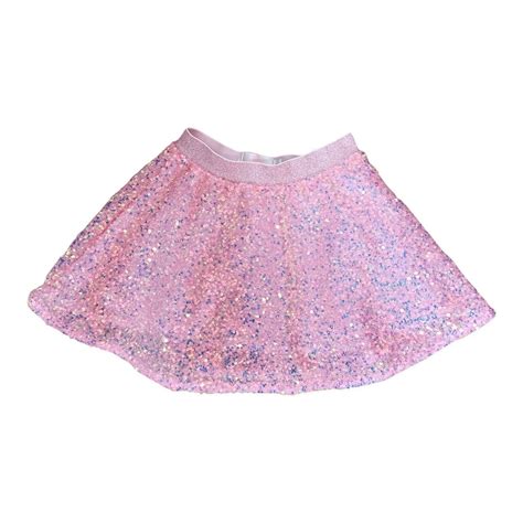 Mila And Rose Sequin Twirl Skirt Bubblegum Pink Basically Bows And Bowties