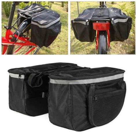 Buy Bike Bicycle Rear Rack Panniers Bags Back Waterproof Seat Box Saddle Carry Bag Mydeal