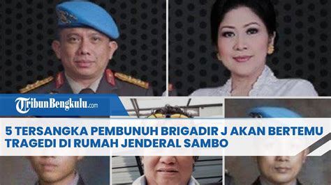 5 Tersangka Pembunuh Brigadir J Akan Bertemu Cuma Ferdy Sambo Dan