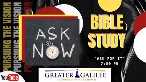 Greater Galilee Missionary Baptist Church Bible Study Lesson 852020