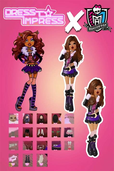 CLAWDEEN Dti Fit In 2024 Monster High School Dress To Impress