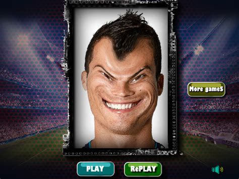 Funny Ronaldo Face - Play Online on Flash Museum 🕹️