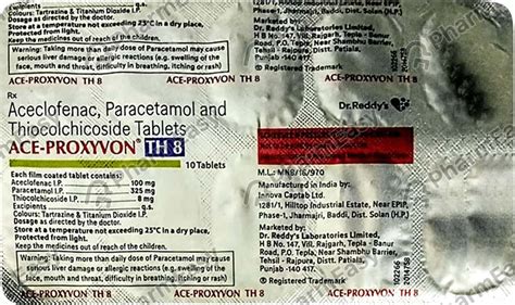 Ace Proxyvon Th 8 Tablets Uses Side Effects Price Dosage PharmEasy