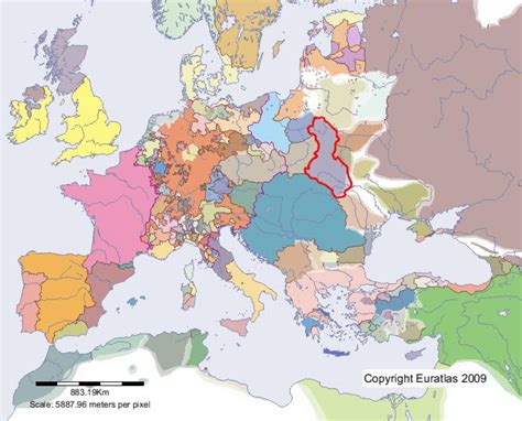 Euratlas Periodis Web Map Of Galicja Volhynia In Year 1300