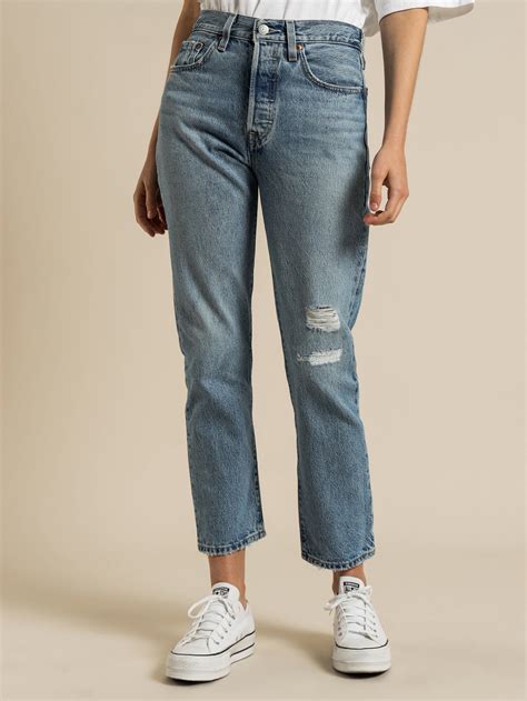 501 Original Cropped Jeans In Luxor Reconstruction Glue Store