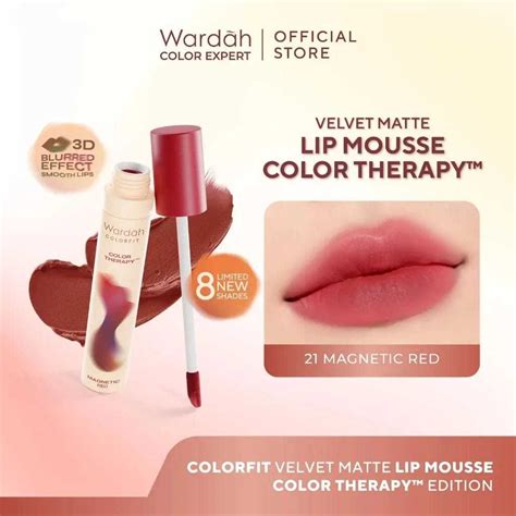 Jual Wardah Colorfit Velvet Matte Lip Mousse Color Theraphy Shopee