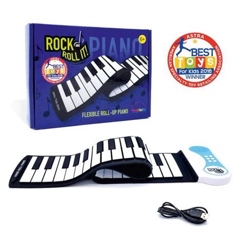 Pianino Klaviatūra Rock And Roll It Classic Piano Suvyniojama Pegasas