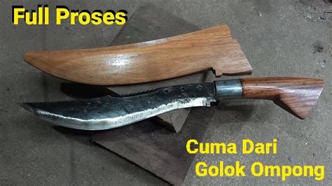 Cara Membuat Parang Keren Dari Golok Bekas Membuat Gagang Dan Sarung