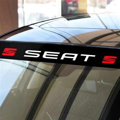 Seat Universal Sunstrip Graphics Decal Banner Sport Sunstrip Sticker Etsy