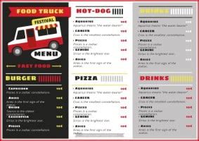 Customize This Hand Drawn Flat Fast Food Truck Menu Design For Free