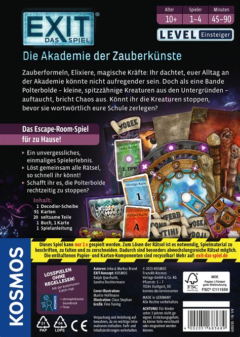 EXIT Das Spiel Akademie der Zauberkünste