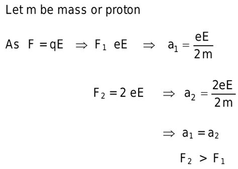 A Deutron And An Alpha Particle Are Placed In An Electric Field The