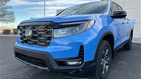 2024 Honda Ridgeline Trailsport Diffused Sky Blue Pearl Walkaround Youtube